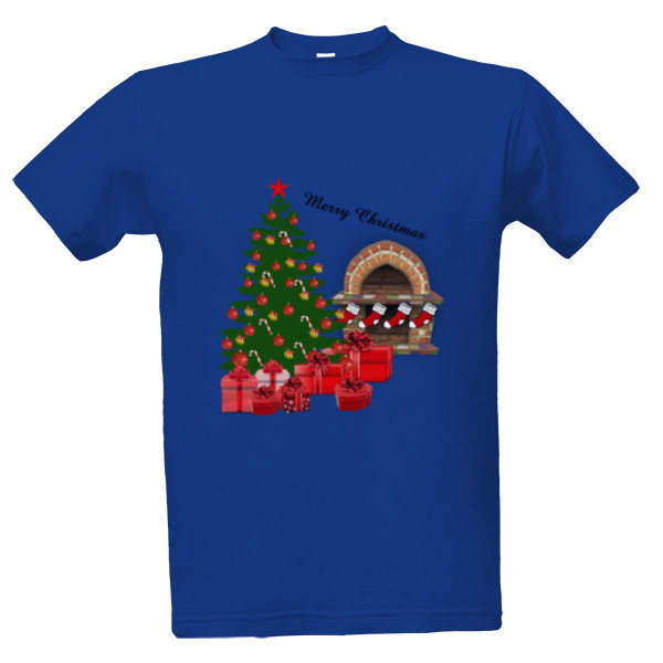 Tričko s potiskem Merry Christmas