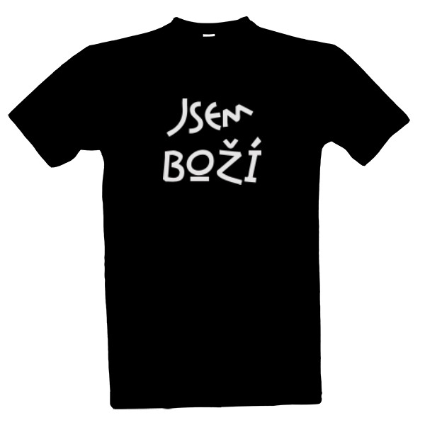 Tričko s potiskem Jsem boží