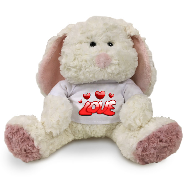 Medvídek Teddy s potiskem Králíček love