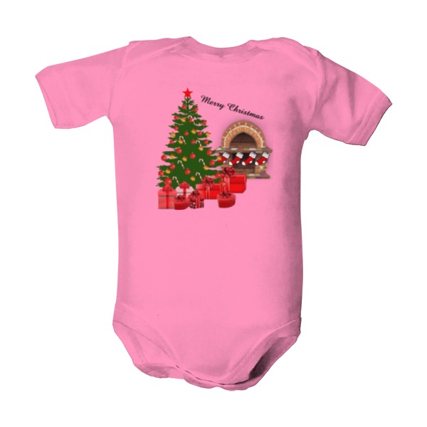 Dětské body  s potiskem Merry Christmas