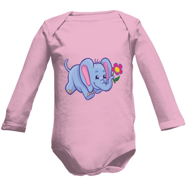 Dětské body Long  s potiskem Slůňátko